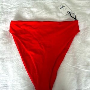 Jade swim incline bottom new with tags size large color crimson
